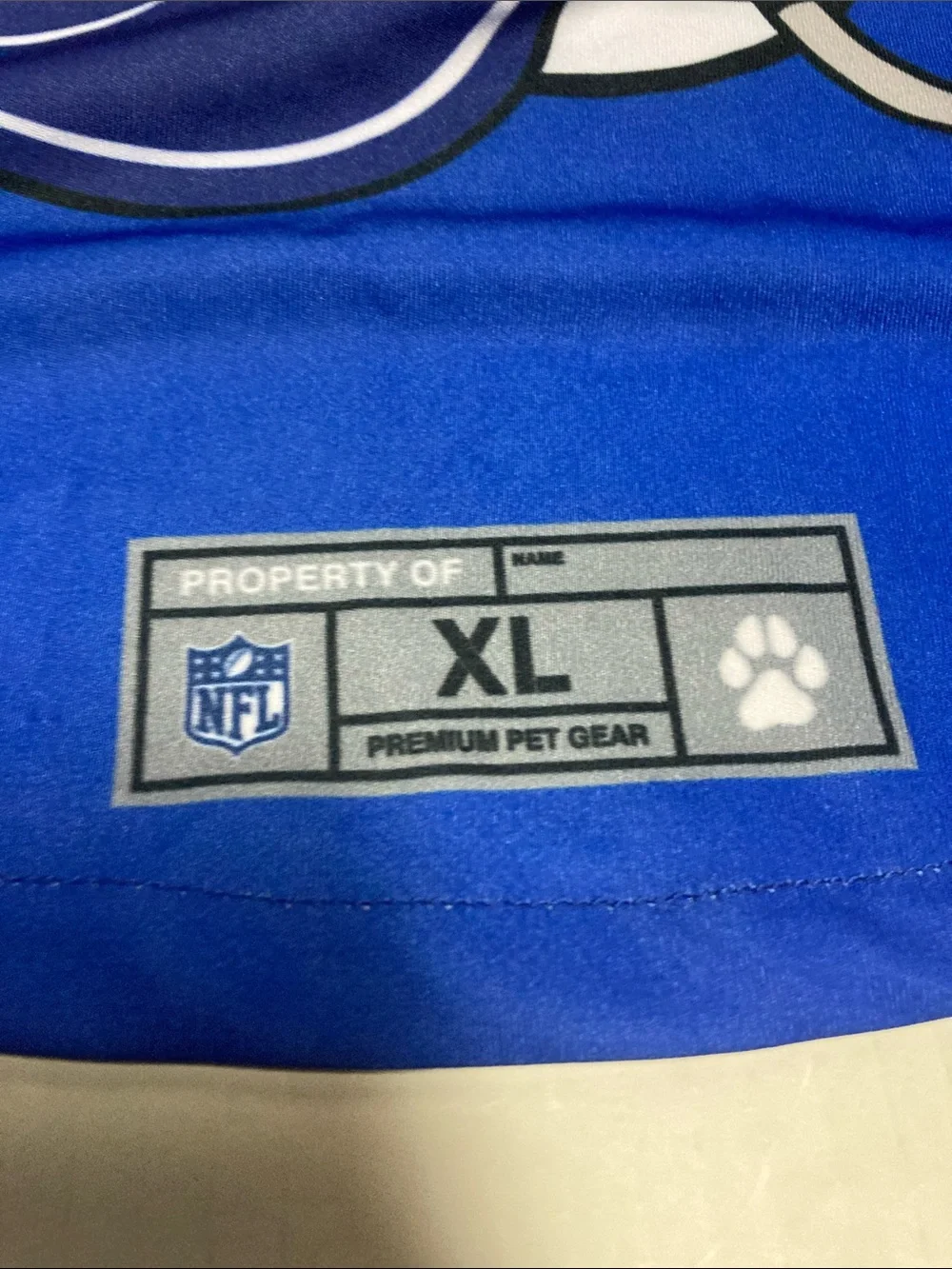 NFL Giants Dog Blue Tee